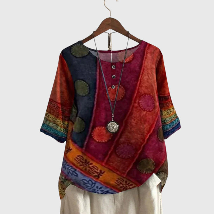 Ghuen – Colorful Boho Chic Top