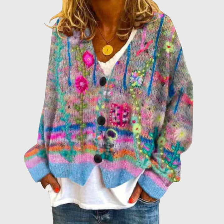 LORAINE™ | FLORAL CARDIGAN