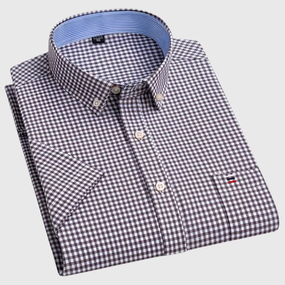 BRIAN™ | CLASSIC PATTERNED COTTON SHIRT