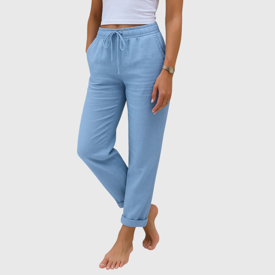 SHELBY™ | PREMIUM BREATHABLE LINEN STRETCH PANTS