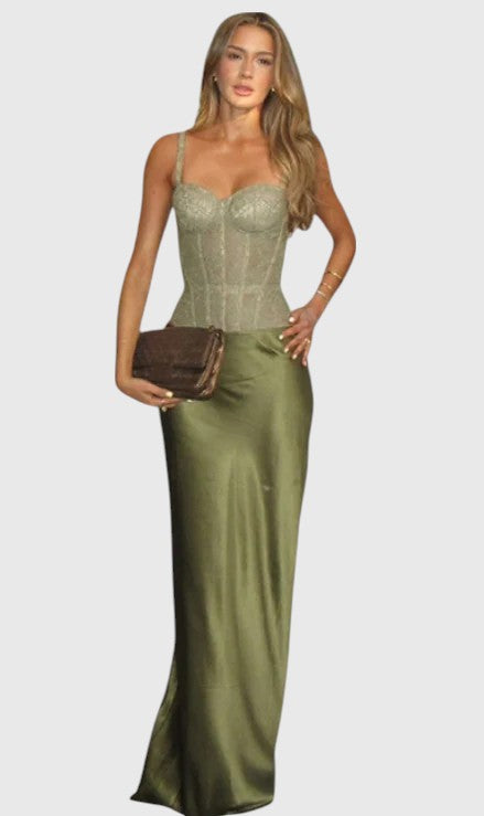 PATRICIA™ | GLITTER ELEGANT MAXI DRESS