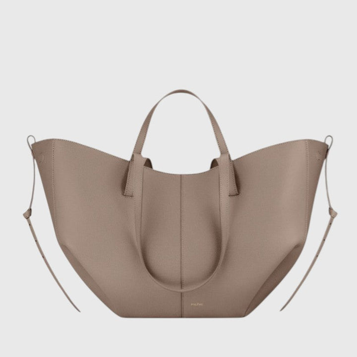 ZARA™ | RUCHED SIDE STRUCTURED TOTE BAG