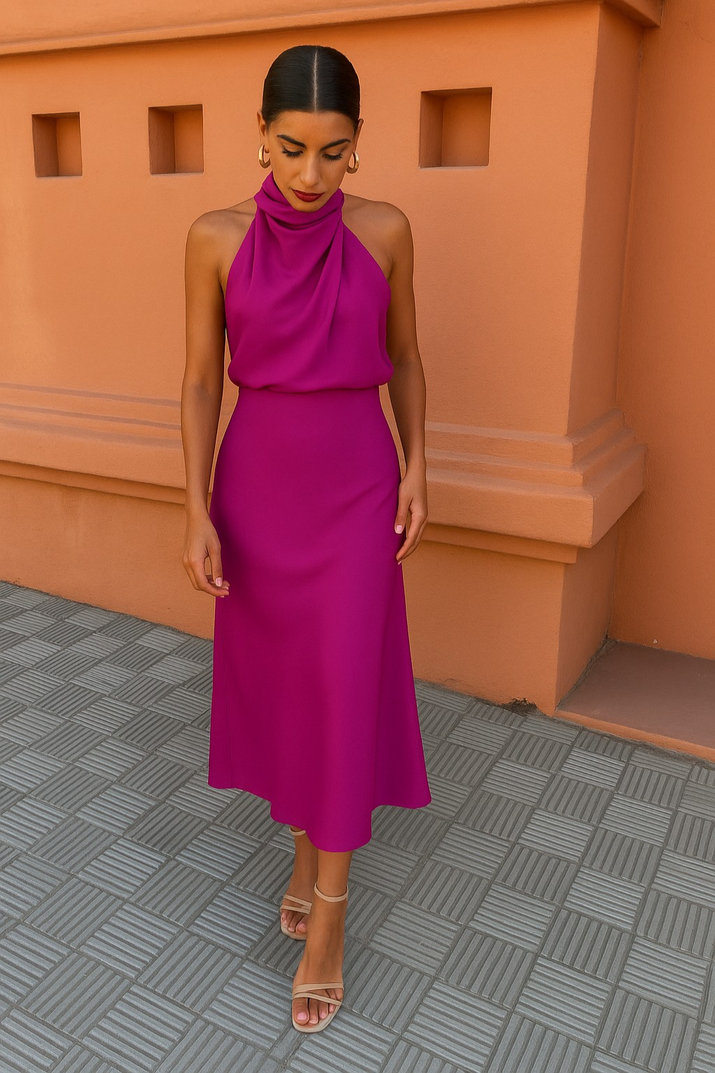 AYVINA™ | ELEGANT V-NECK MAXI DRESS