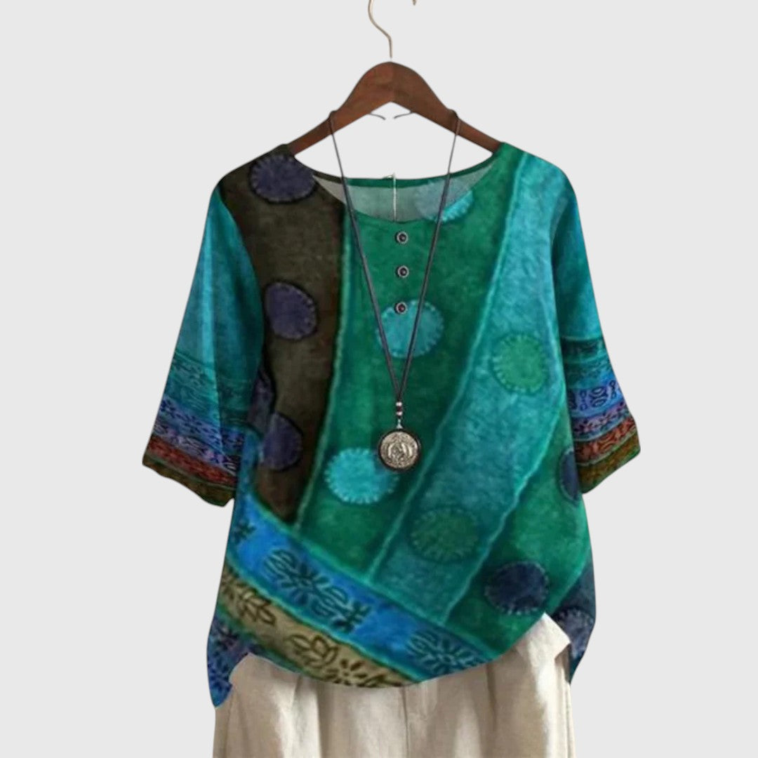 Ghuen – Colorful Boho Chic Top