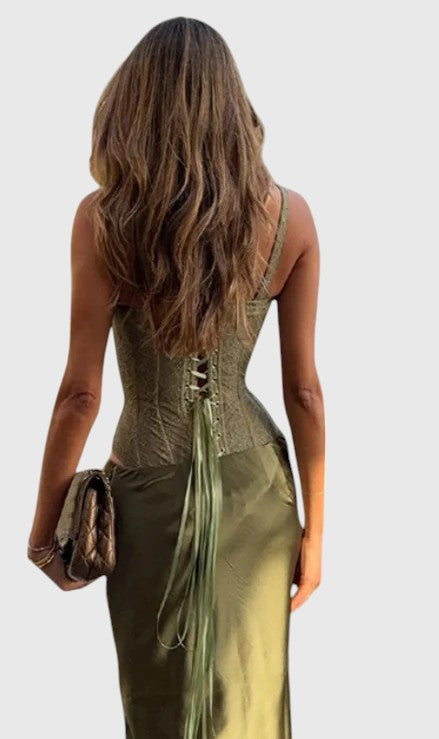 PATRICIA™ | GLITTER ELEGANT MAXI DRESS