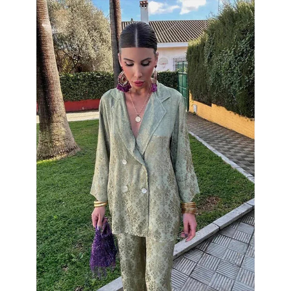 TALLIE™ | MODERN TAILORED PANTSUIT SET