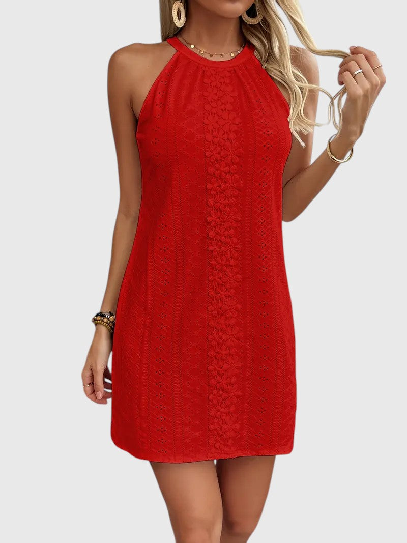 Jully™ | Lace Halter Dress