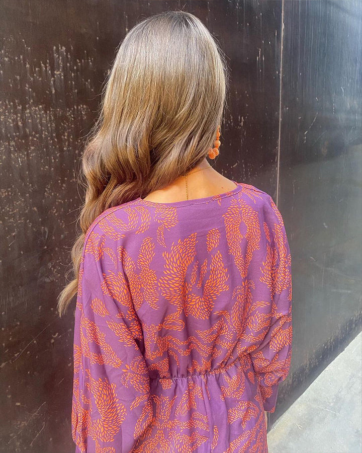 AYLEN™ | CLASSIC FLORAL MIDI DRESS