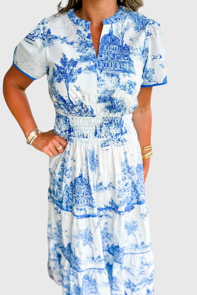 DANA™ | CLASSIC TOILE MAXI DRESS