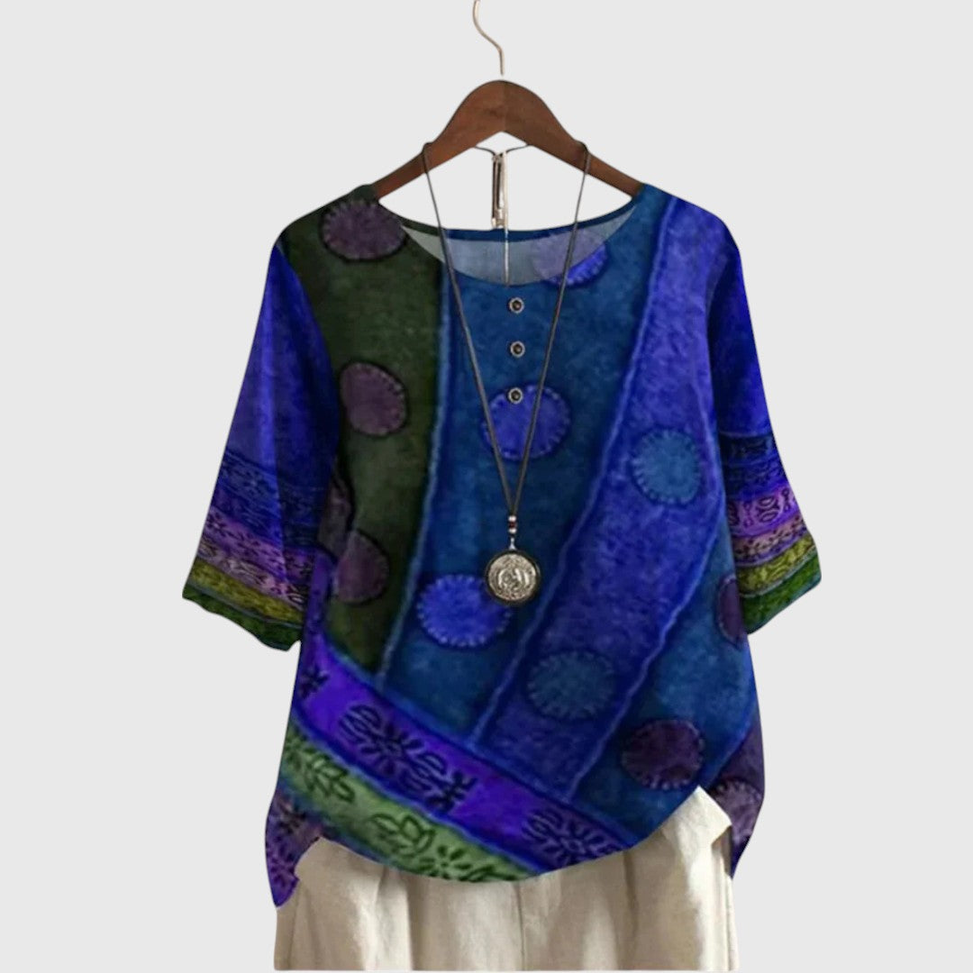 Ghuen – Colorful Boho Chic Top