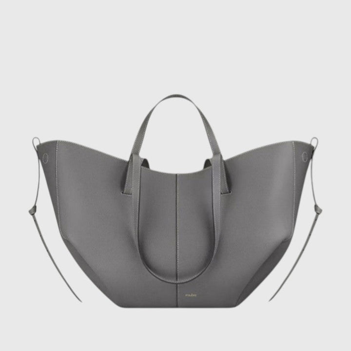 ZARA™ | RUCHED SIDE STRUCTURED TOTE BAG