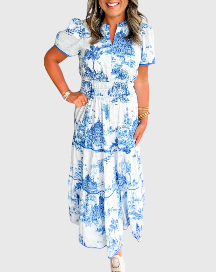 DANA™ | CLASSIC TOILE MAXI DRESS
