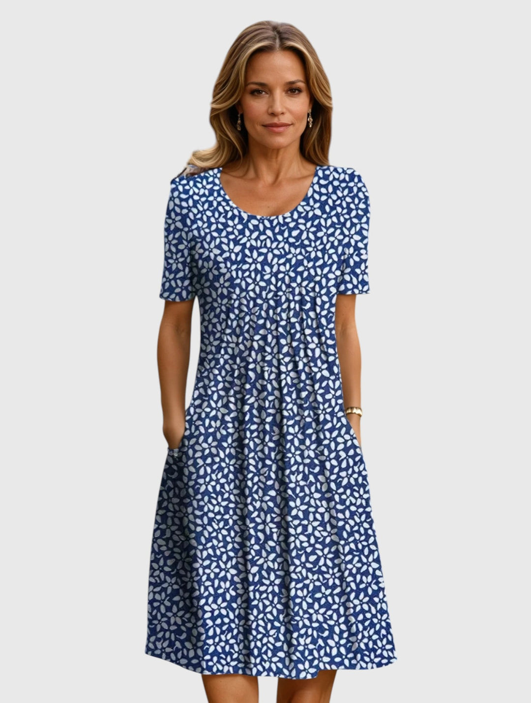 CHELSY™ | ELEGANT TUMMY-COVER MIDI DRESS