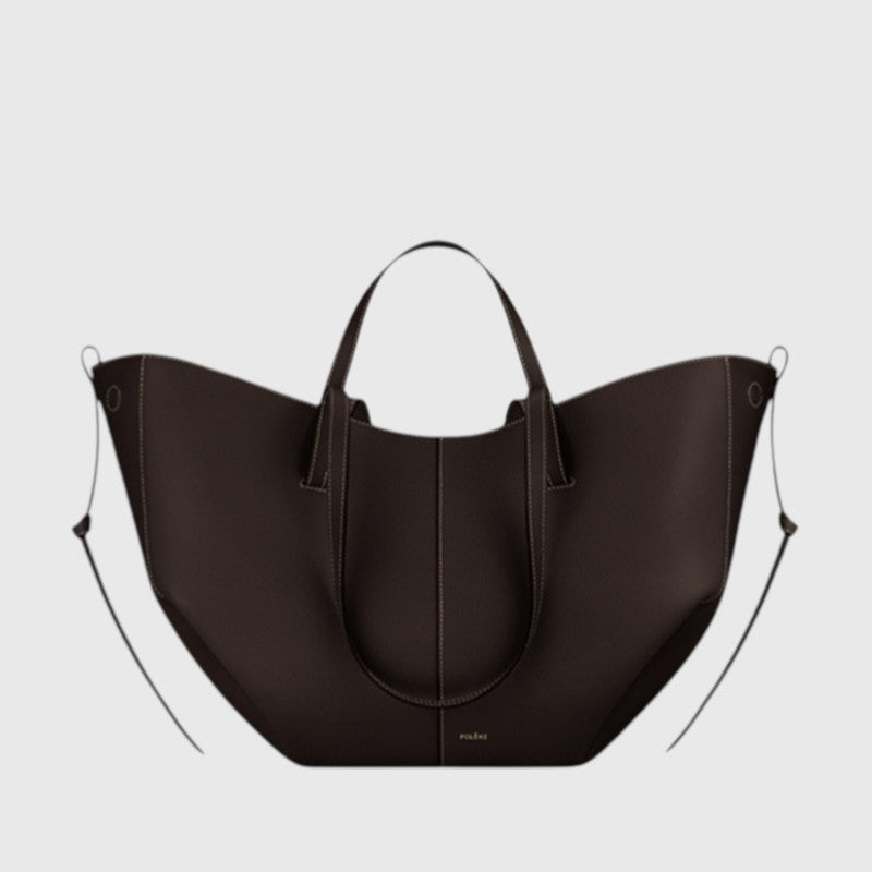 ZARA™ | RUCHED SIDE STRUCTURED TOTE BAG