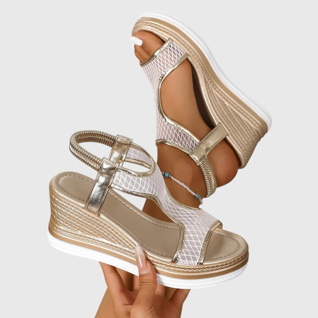 ELENI™ | ELEGANT ORTHOPEDIC WEDGE SLIP-ON SANDALS