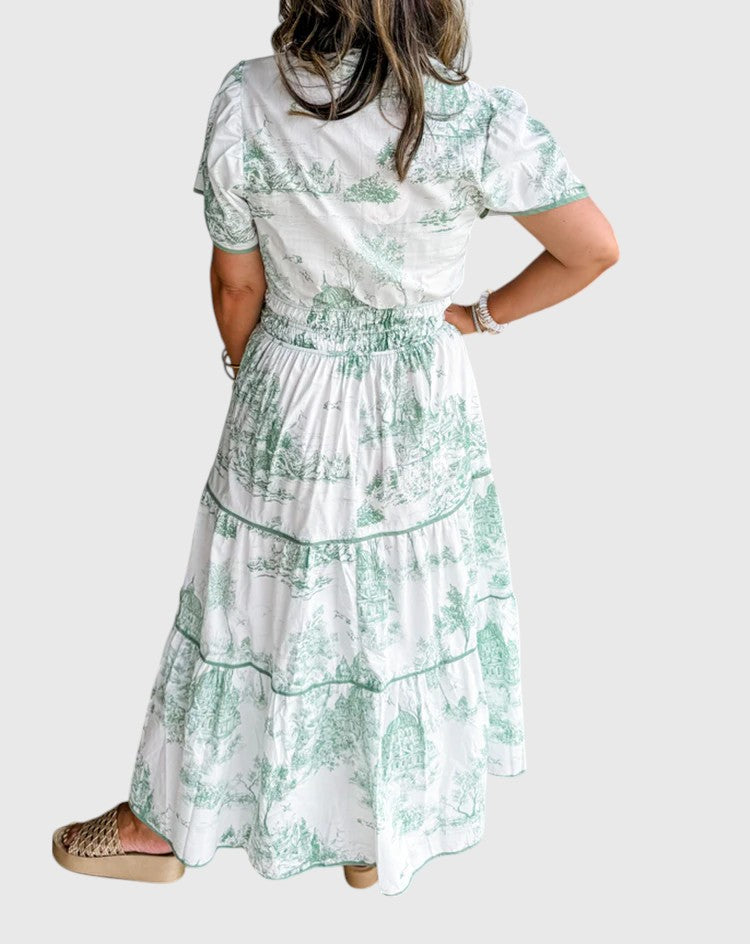 DANA™ | CLASSIC TOILE MAXI DRESS