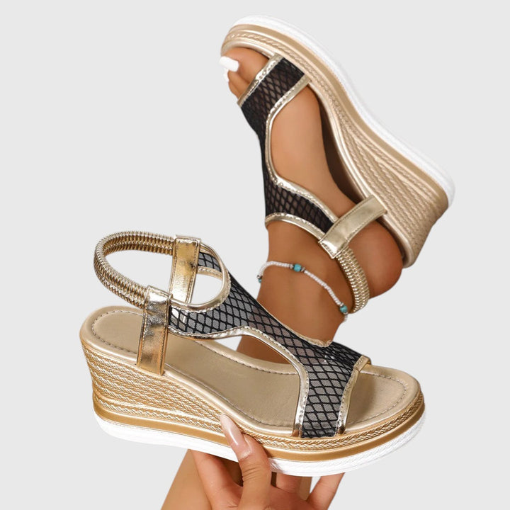 ELENI™ | ELEGANT ORTHOPEDIC WEDGE SLIP-ON SANDALS