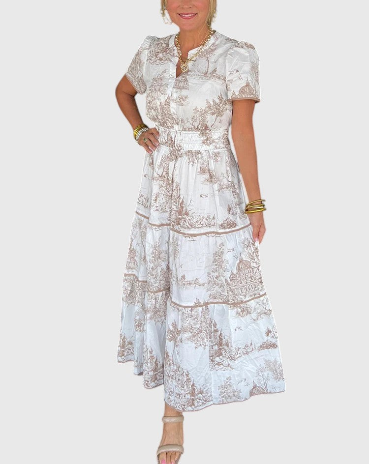 DANA™ | CLASSIC TOILE MAXI DRESS
