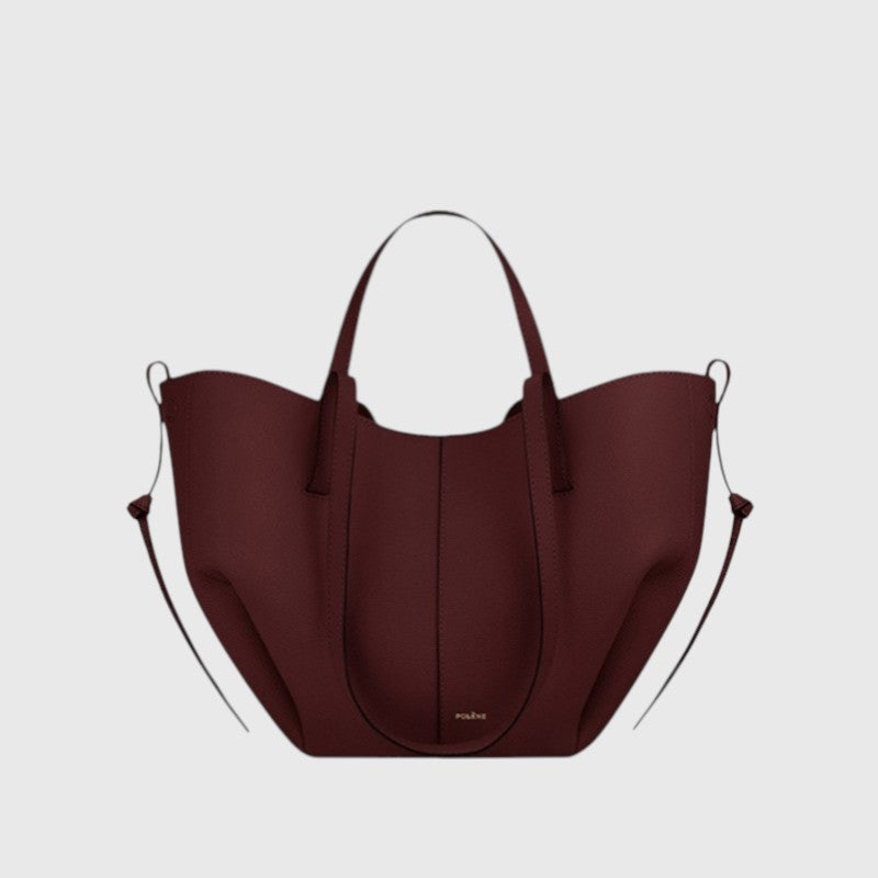 ZARA™ | RUCHED SIDE STRUCTURED TOTE BAG