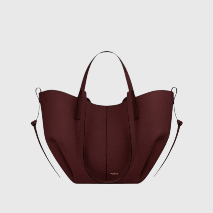 ZARA™ | RUCHED SIDE STRUCTURED TOTE BAG