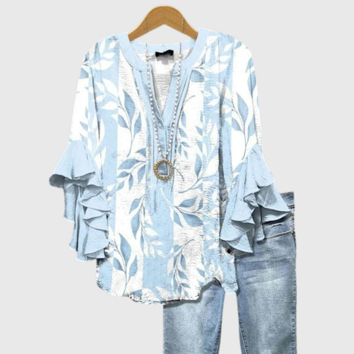 ELLENERE™ | WHISPER RUFFLE BLOUSE
