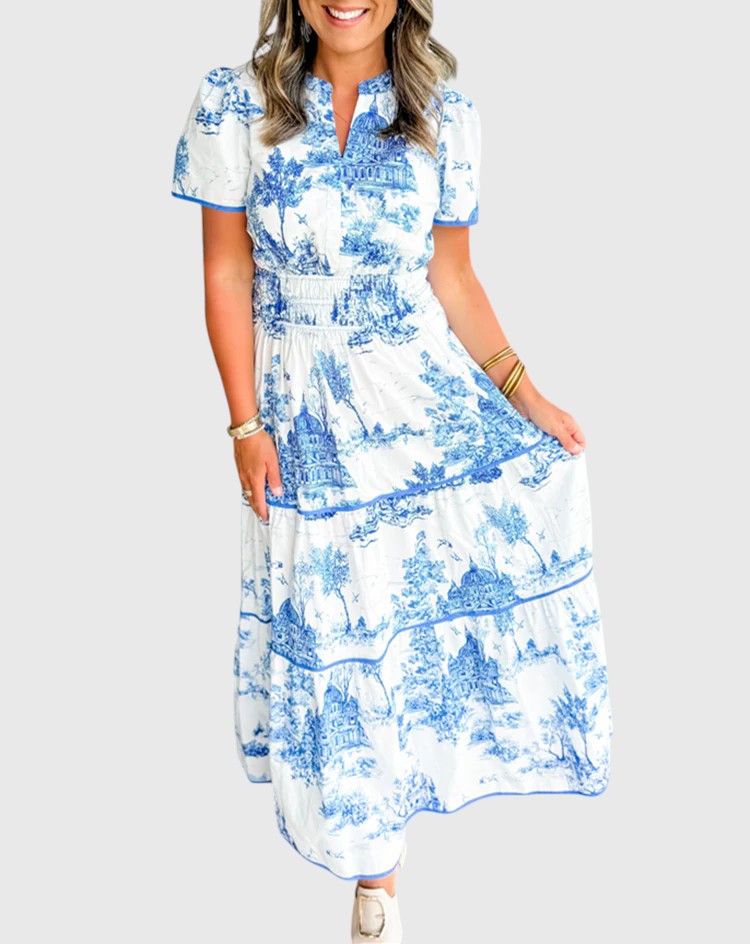 DANA™ | CLASSIC TOILE MAXI DRESS