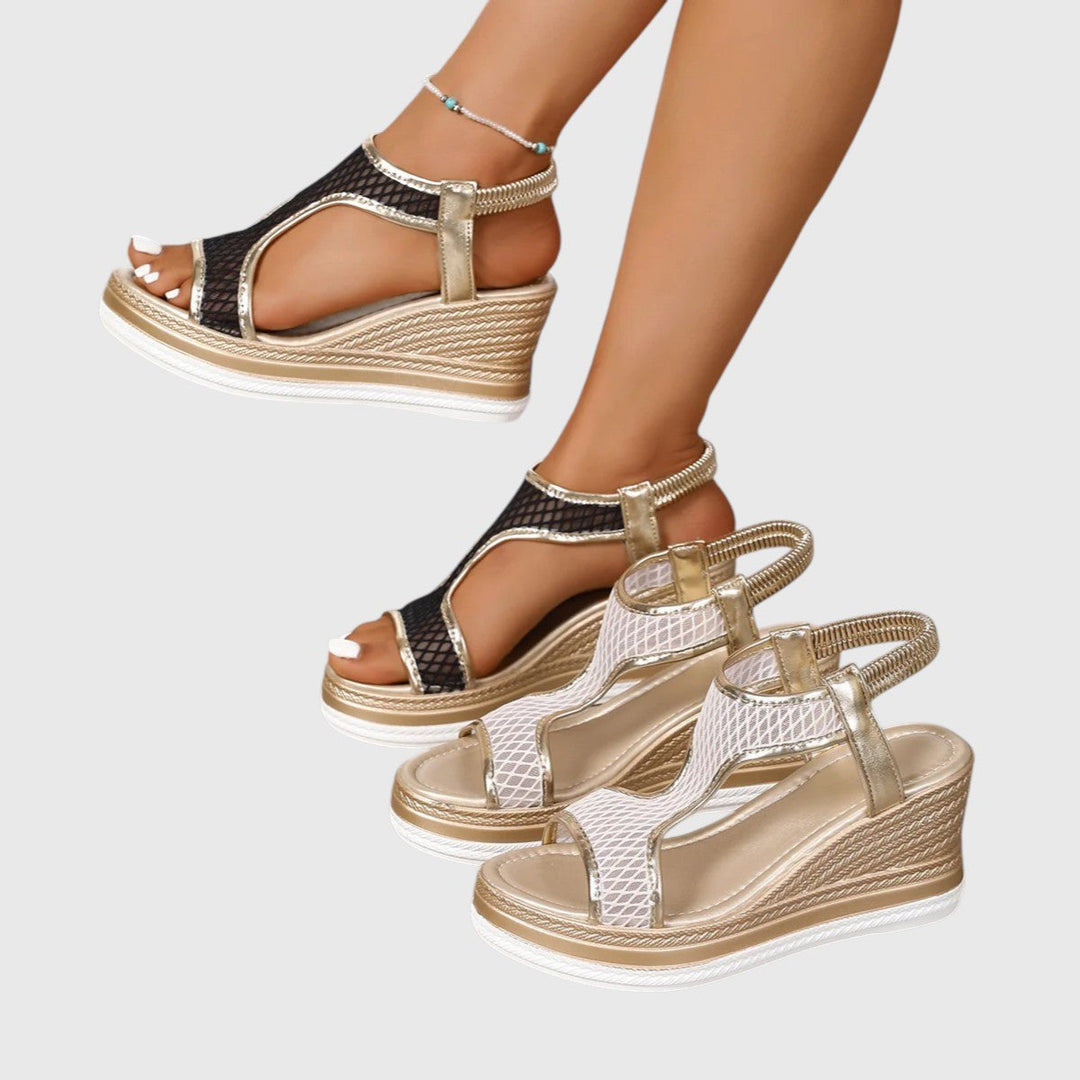 ELENI™ | ELEGANT ORTHOPEDIC WEDGE SLIP-ON SANDALS