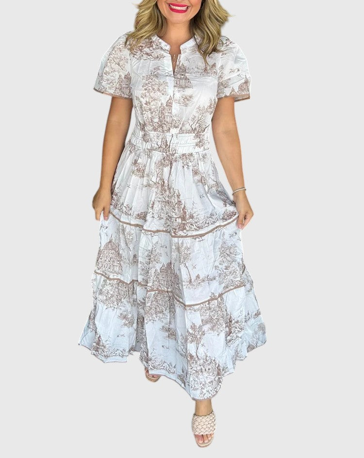 DANA™ | CLASSIC TOILE MAXI DRESS