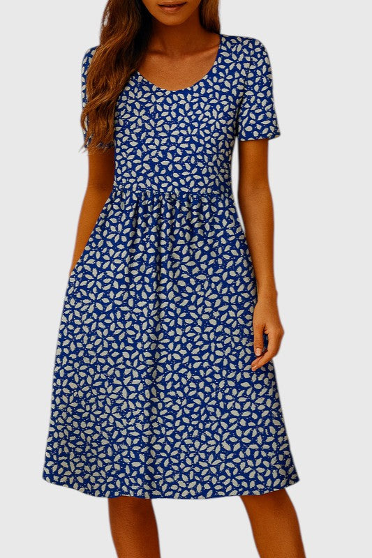 Anne™ | Elegant Short-Sleeved Dress