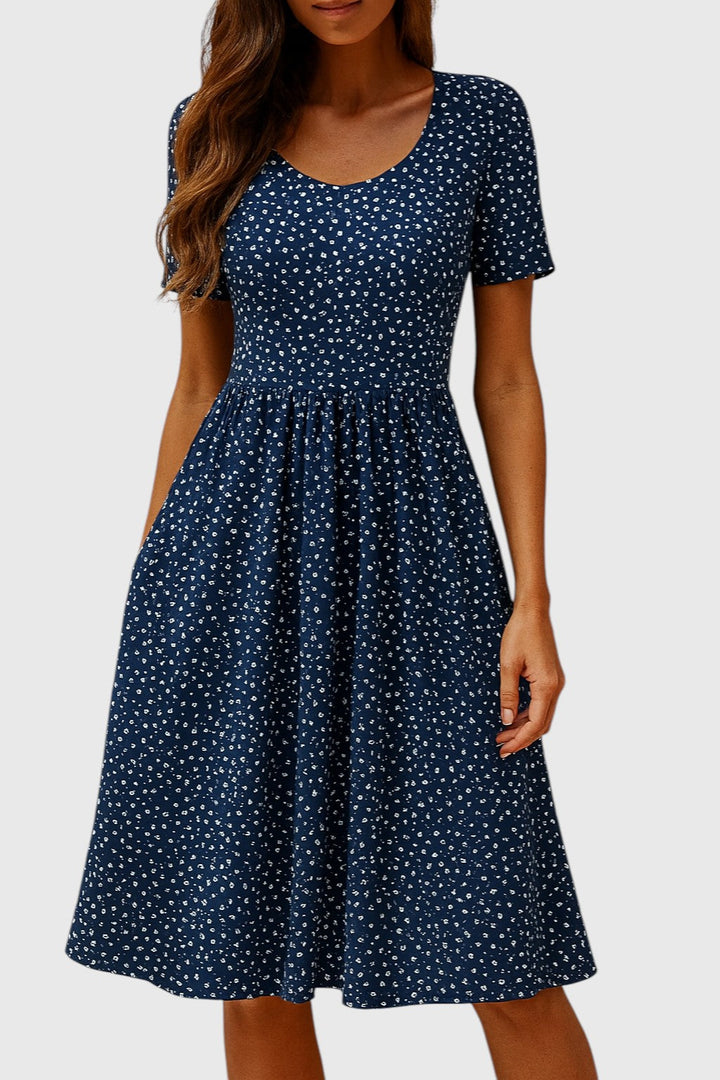 Anne™ | Elegant Short-Sleeved Dress