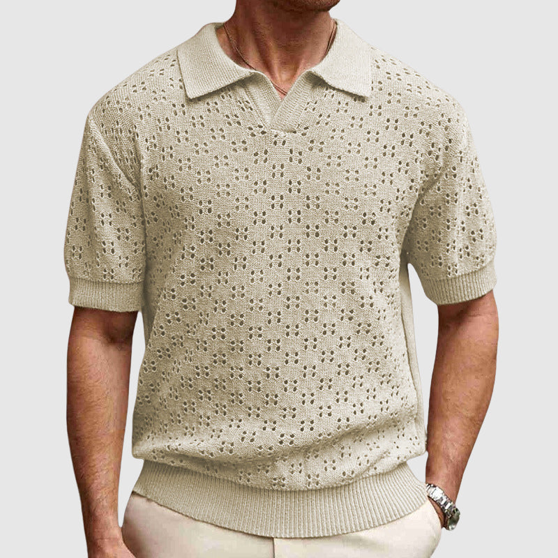 Ben Smith Capri Eyelet Knit Polo