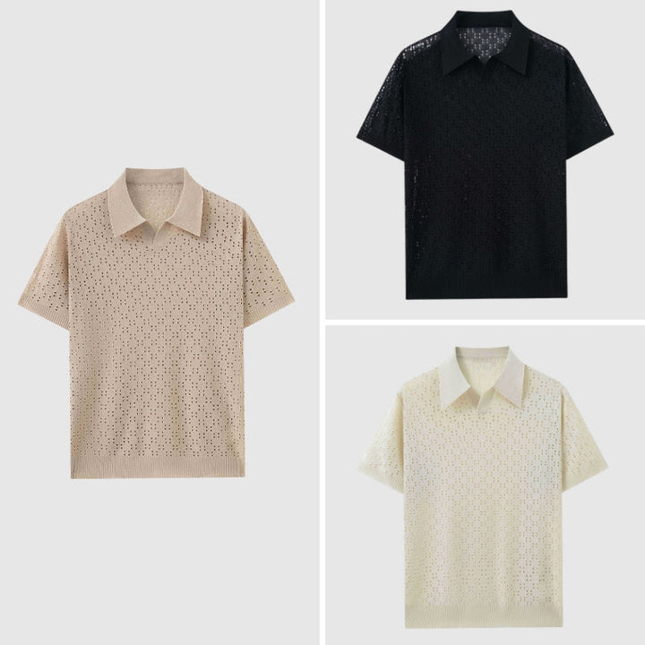 Ben Smith Capri Eyelet Knit Polo