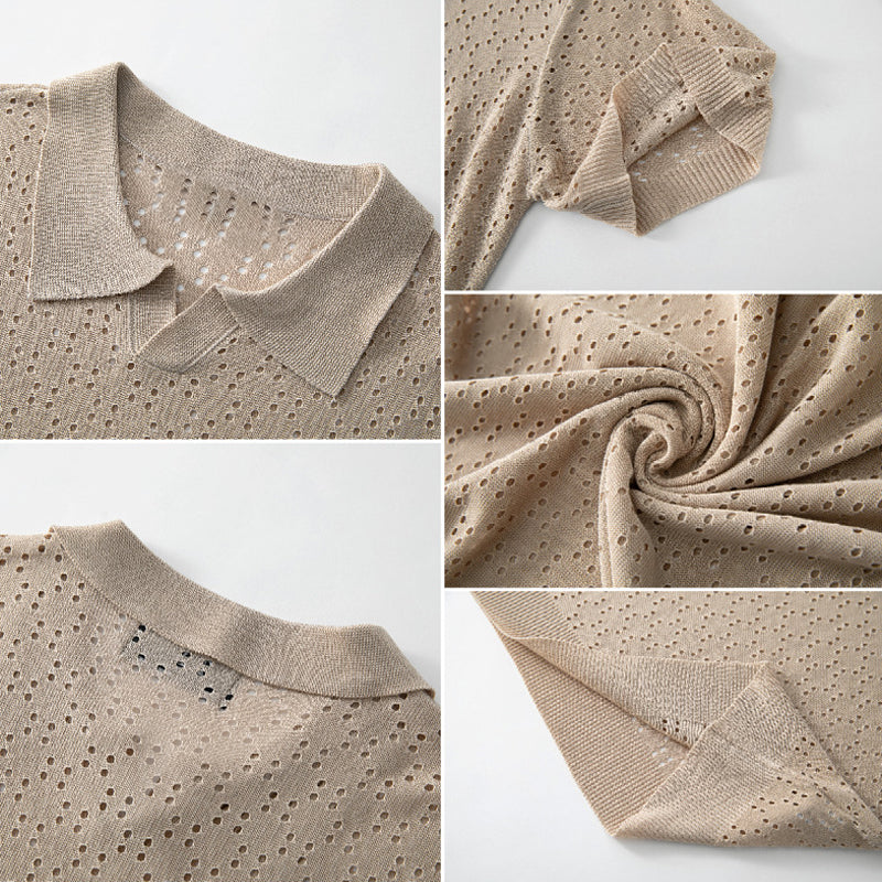 Ben Smith Capri Eyelet Knit Polo