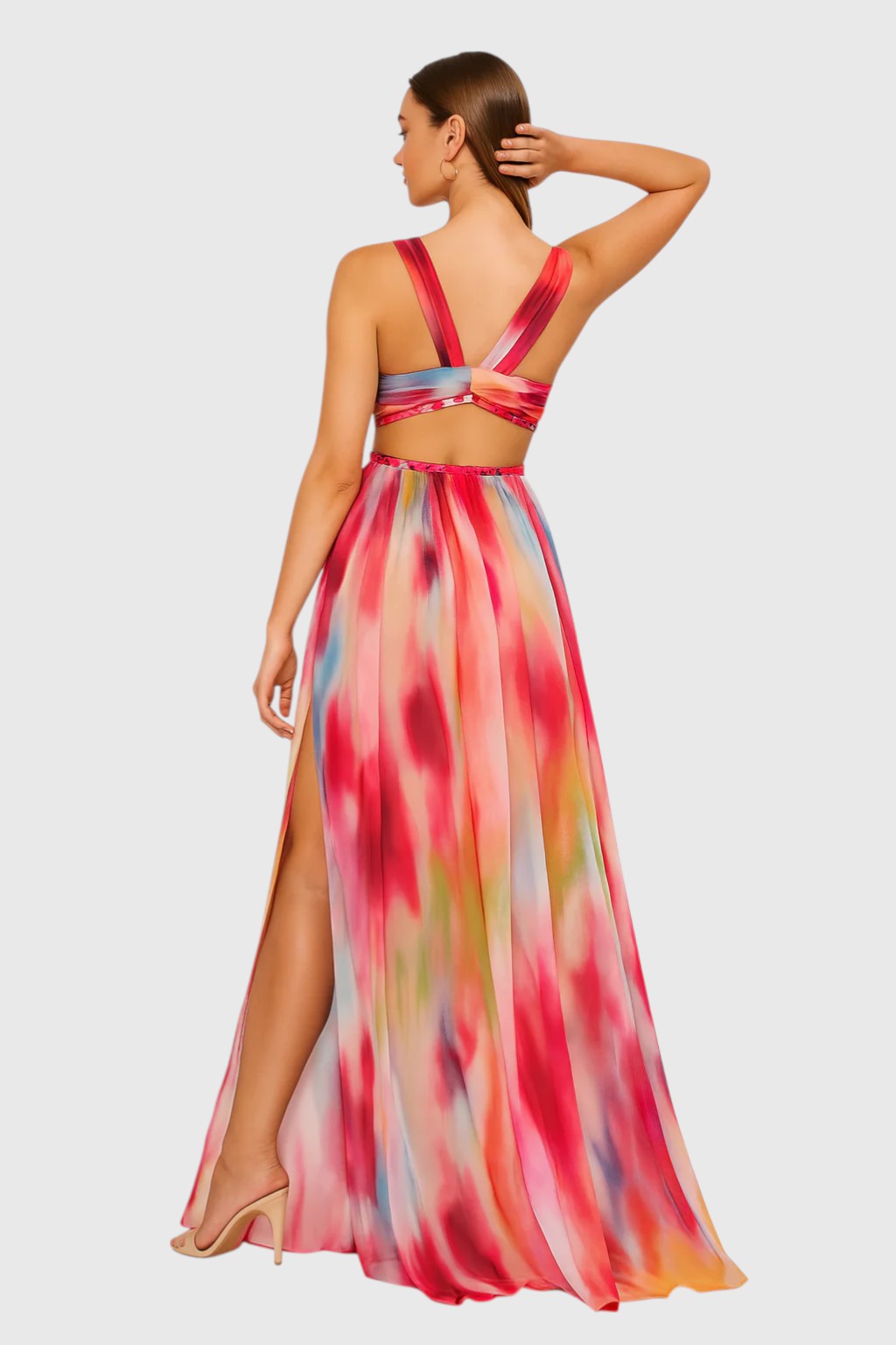 CHAVA™ | PAINTED MAXI DRESS
