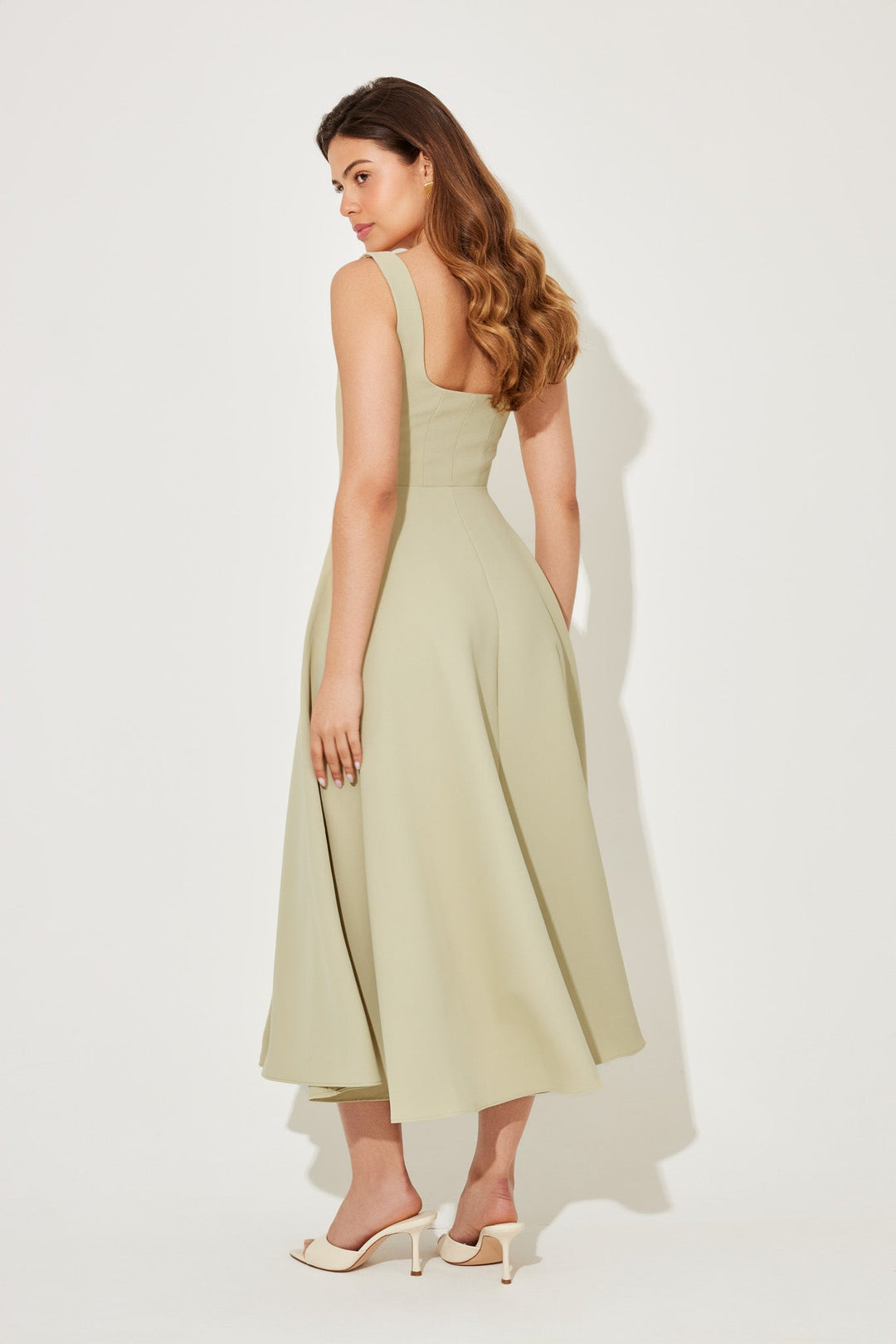 PAULETTE™ | TIMELESS FLOWY MIDI DRESS