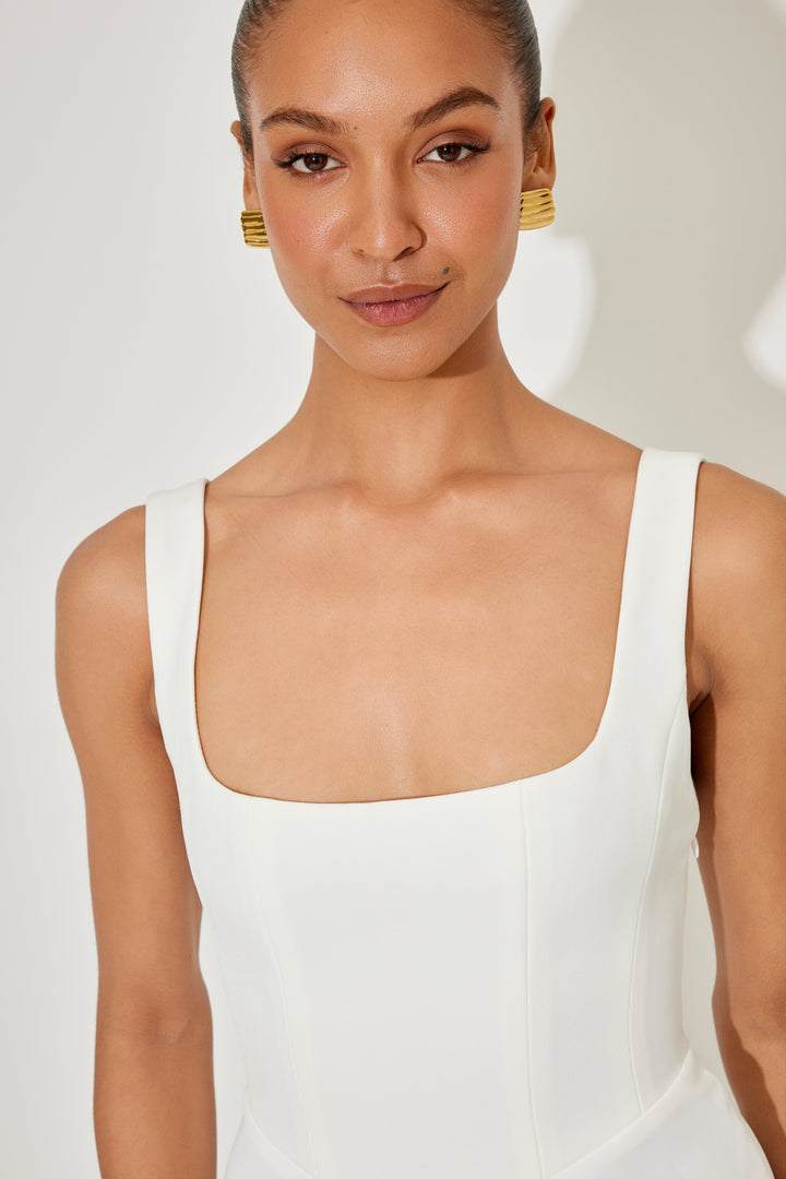 PAULETTE™ | TIMELESS FLOWY MIDI DRESS