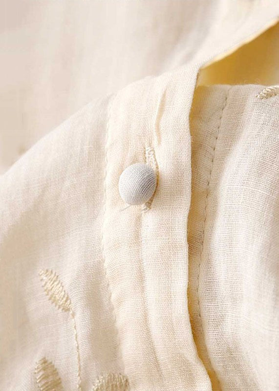 ELISE™ | EMBROIDERED COTTON BLOUSE