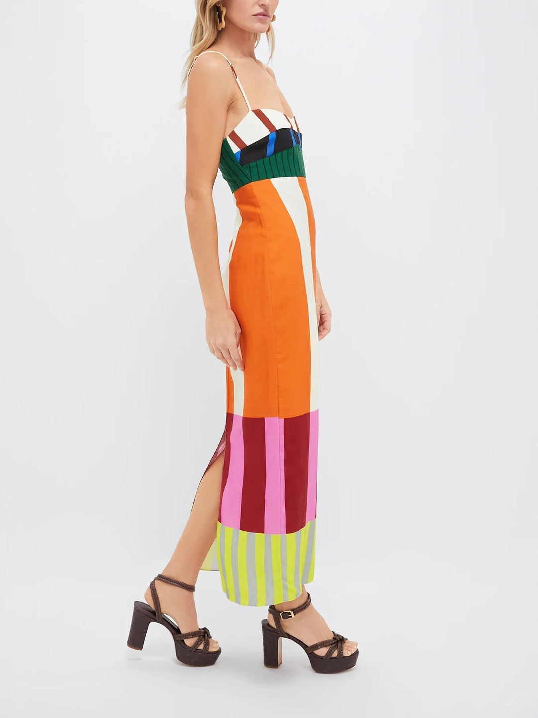 CARMELA™ | COLORFUL STRIPED MAXI DRESS