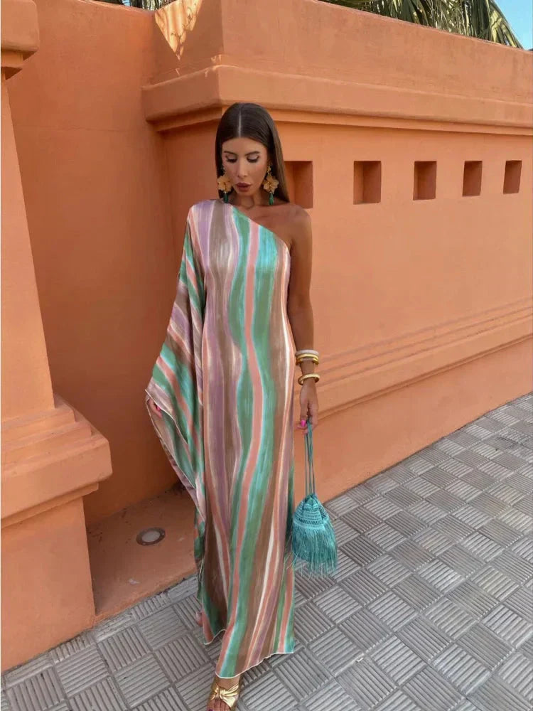 AUBRI™ | CHIC MAXI DRESS FOR MODERN ELEGANCE