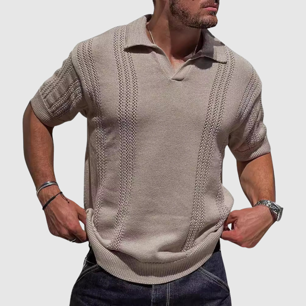 Franco Bianchi Knit Polo Shirt