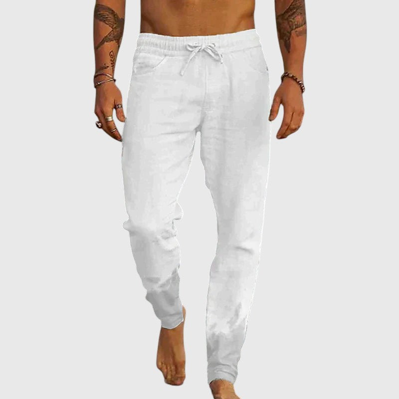 Giovann Linen beach pants