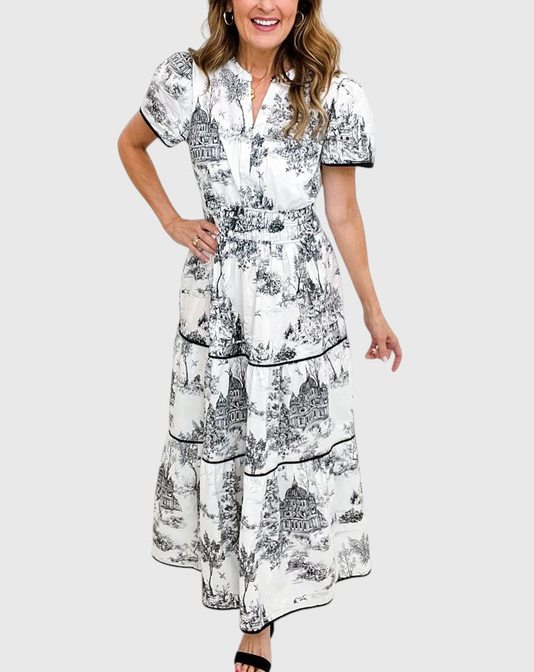 DANA™ | CLASSIC TOILE MAXI DRESS