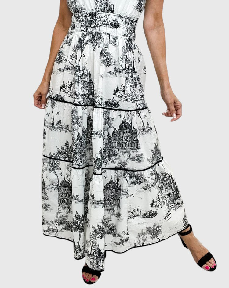 DANA™ | CLASSIC TOILE MAXI DRESS