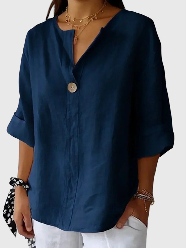 JESHA™ | CASUAL V-NECK BLOUSE