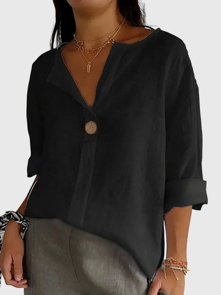 JESHA™ | CASUAL V-NECK BLOUSE
