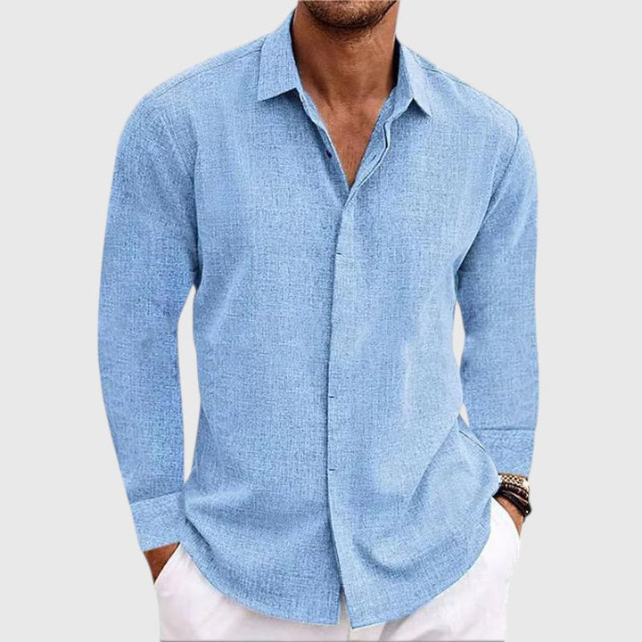 GRANT™ | CLASSIC WASHINGTON LINEN SHIRT – LONG SLEEVES