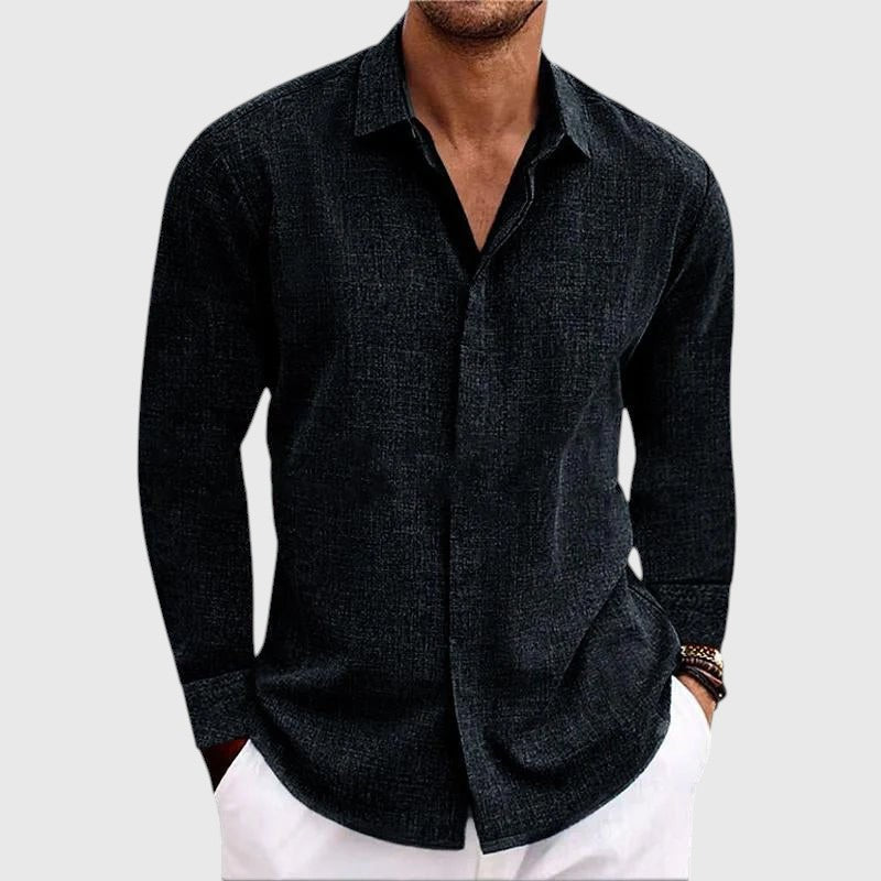 GRANT™ | CLASSIC WASHINGTON LINEN SHIRT – LONG SLEEVES