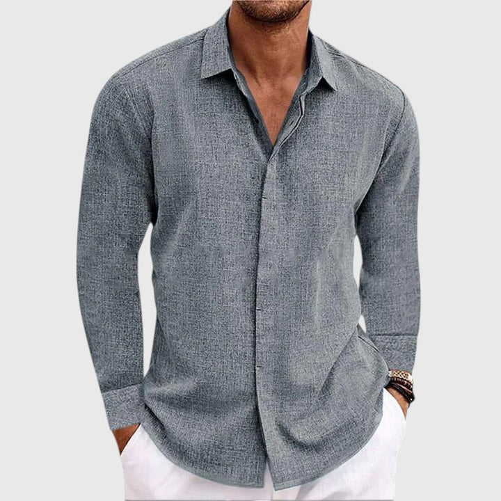 GRANT™ | CLASSIC WASHINGTON LINEN SHIRT – LONG SLEEVES