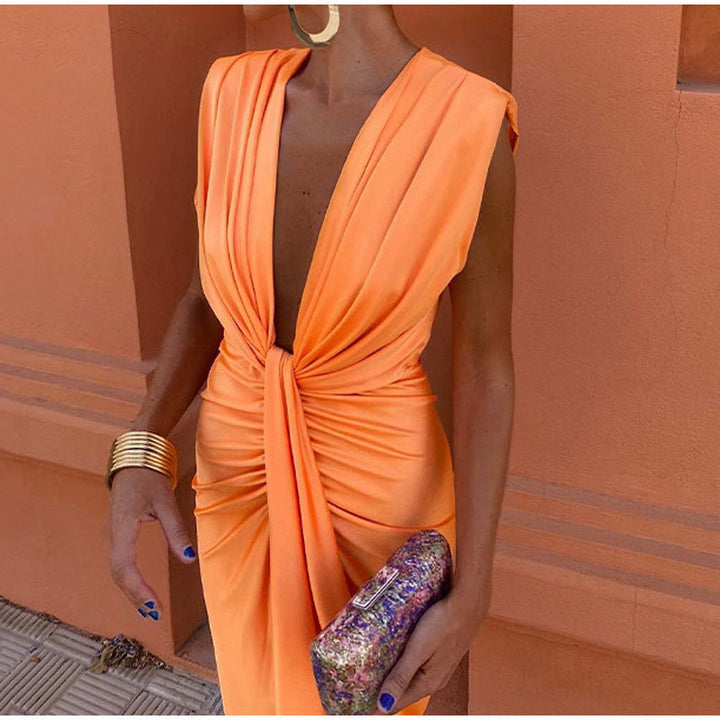 RAELYN™ | FLOWY OFF-SHOULDER MIDI DRESS