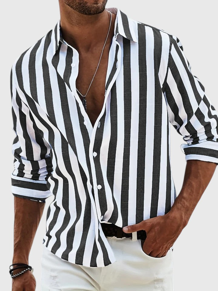 ZACHARY™ | RIVIERA STRIPE SUMMER SHIRT
